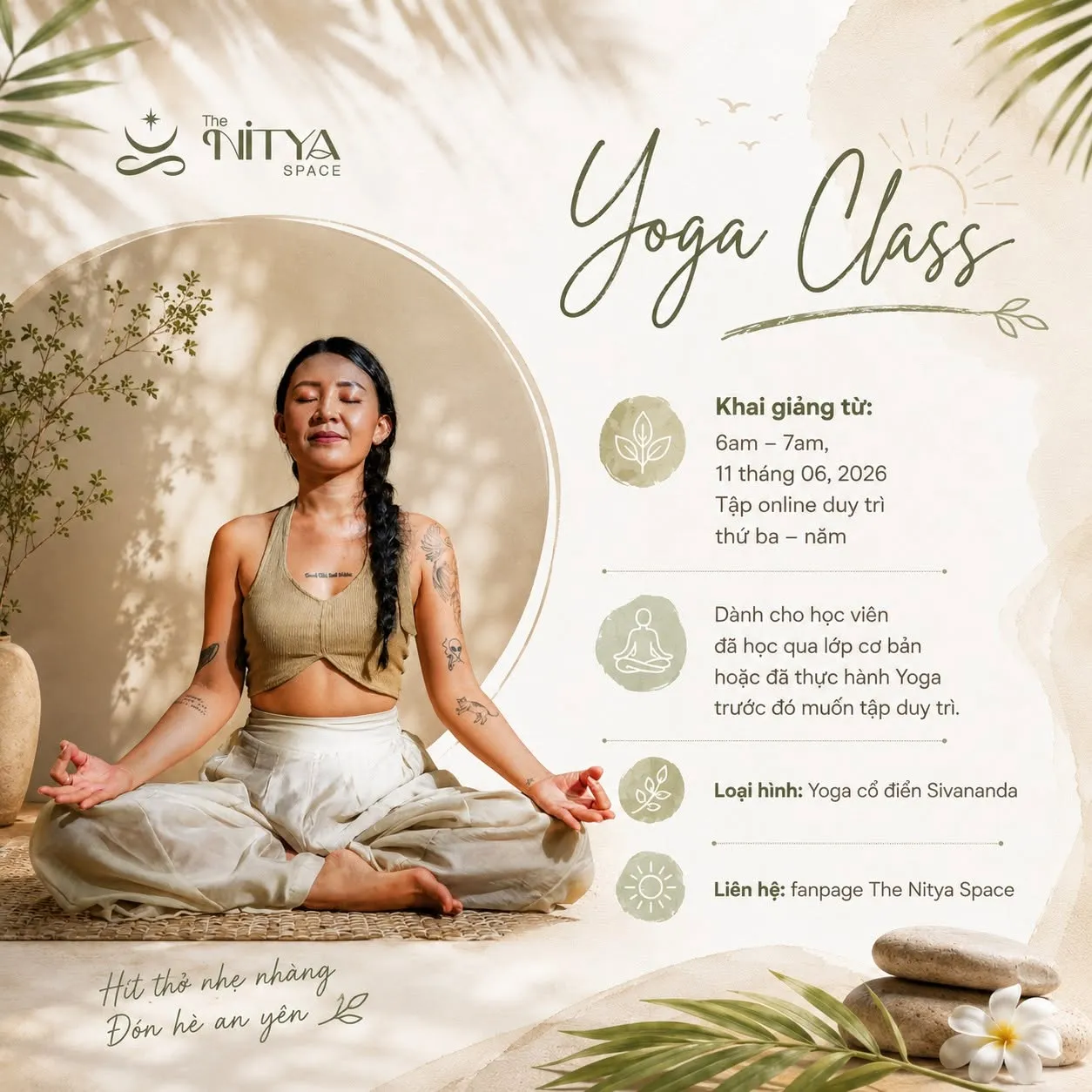 Yoga Sivananda là gì? 5 nguyên tắc & cách một buổi tập diễn ra